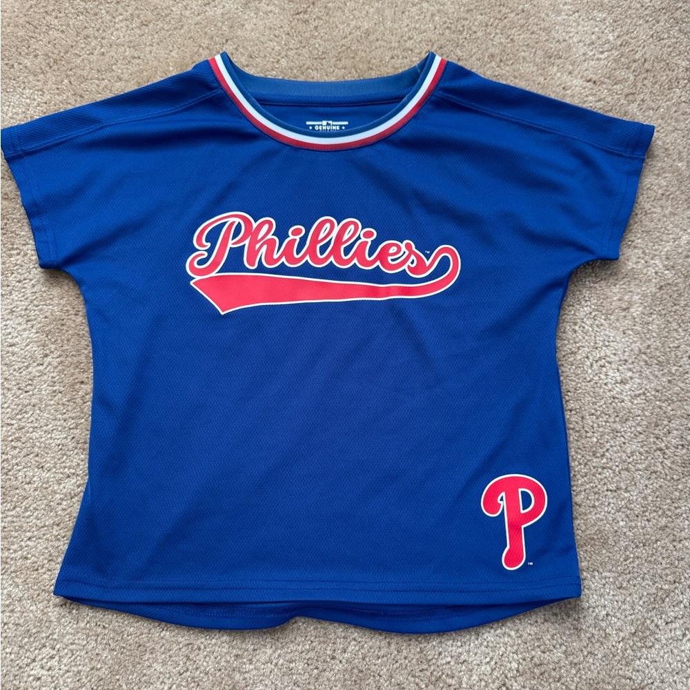 Genuine Merchandise Blue and Red Phillies Jersey